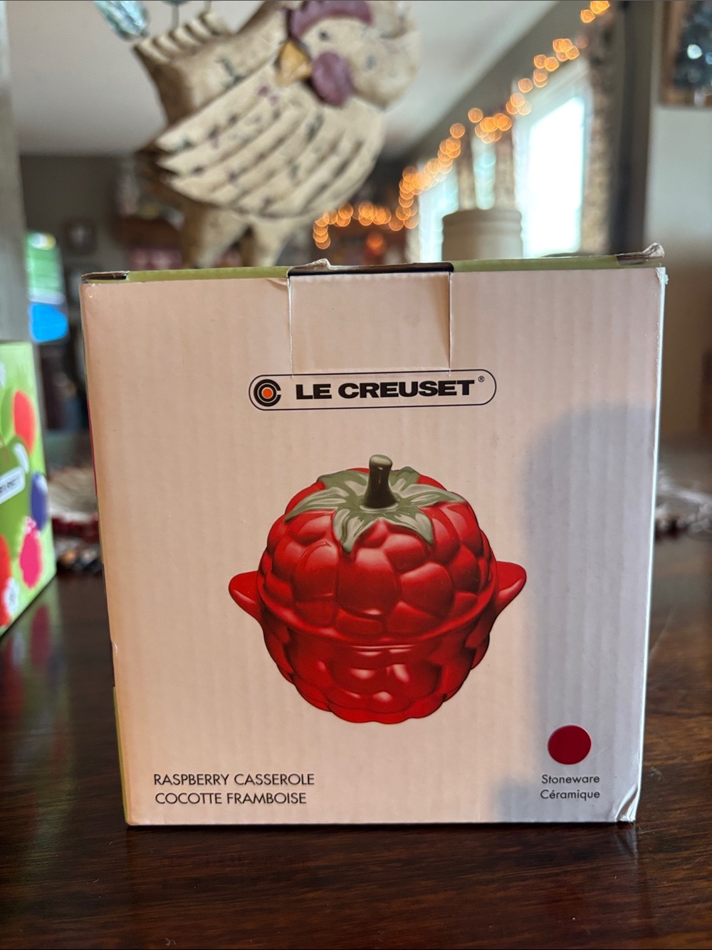 Le Creuset Raspberry Casserole Dish - Raspberry Red 13 Oz - Picture 3 of 4